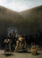 The Yard Of A Madhouse - Francisco De Goya y Lucientes