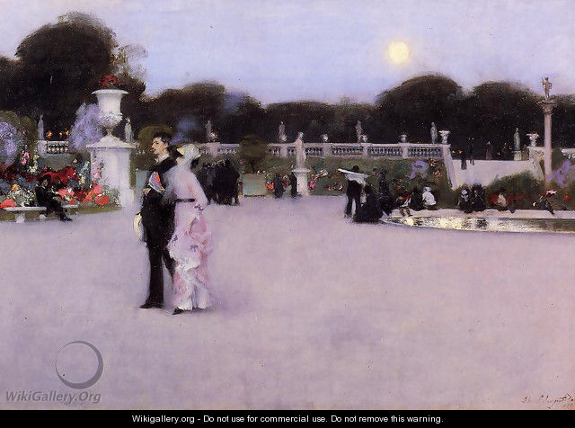 In The Luxembourg Gardens - John Singer Sargent