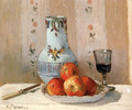 Still Life With Apples And Pitcher - Camille Pissarro