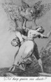 Caprichos Plate 75 Can't Anyone Untie Us - Francisco De Goya y Lucientes