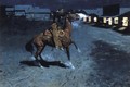 An Arguement With The Town Marshall - Frederic Remington