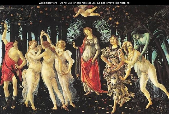 Allegory Of Spring La Primavera - Sandro Botticelli (Alessandro Filipepi)