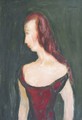 Girl In A Red Dress - Alfred Henry Maurer