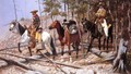 Prospecting For Cattle Range - Frederic Remington