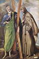 St Andrew and St Francis 1595 - El Greco (Domenikos Theotokopoulos)