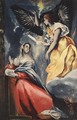 The Annunciation 1600s - El Greco (Domenikos Theotokopoulos)