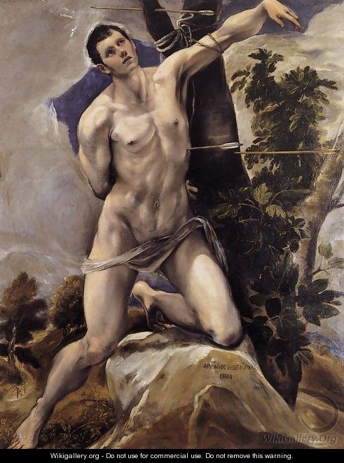 St Sebastian 1577-78 - El Greco (Domenikos Theotokopoulos)
