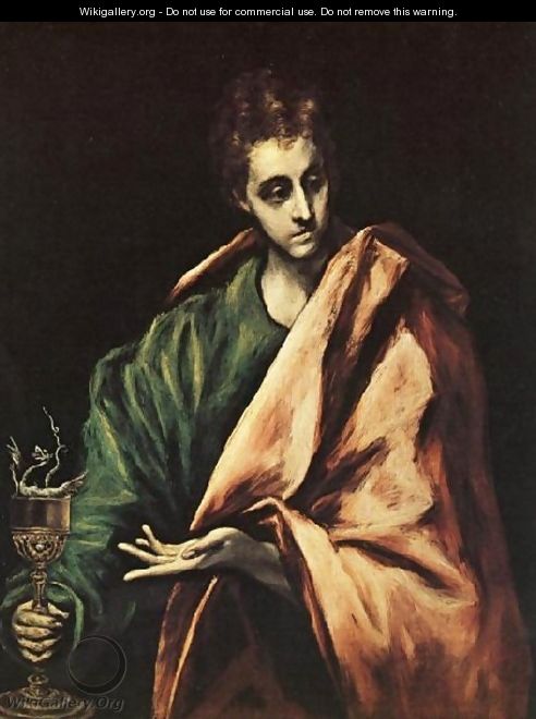 Apostle St John the Evangelist 1610-14 - El Greco (Domenikos Theotokopoulos)