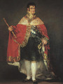 Ferdinand VII In His Robes Of State - Francisco De Goya y Lucientes