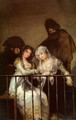 Majas On A Balcony - Francisco De Goya y Lucientes