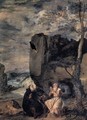 St Anthony Abbot And St Paul The Hermit - Diego Rodriguez de Silva y Velazquez