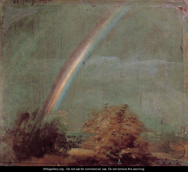 Landscape With A Double Rainbow - John Constable